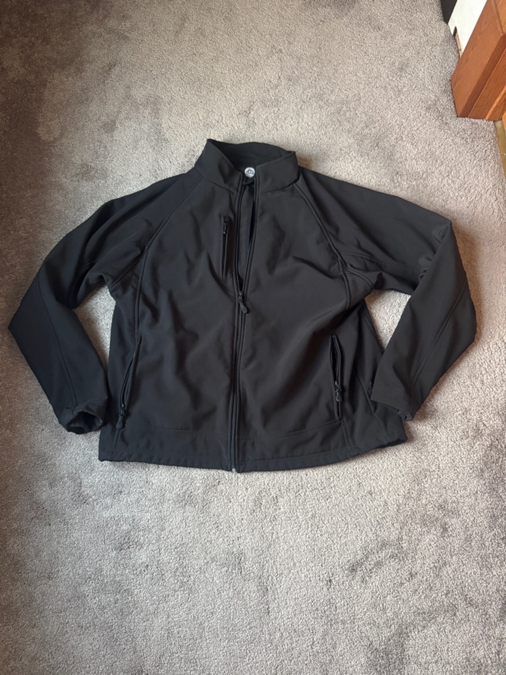 Stormtech Pilgrims Performance Black Softshell Jacket Zip Up Lightweight SIZE XL